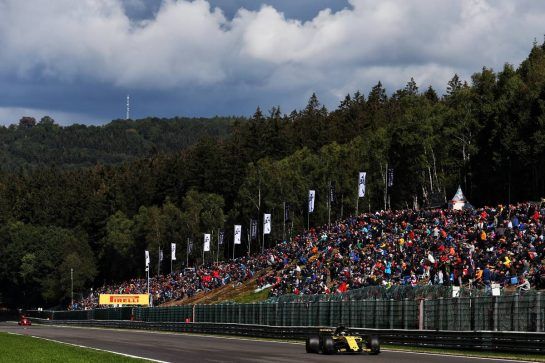 Nico Hulkenberg (GER) Renault Sport F1 Team RS18.
25.08.2018. Formula 1 World Championship, Rd 13, Belgian Grand Prix, Spa Francorchamps, Belgium, Qualifying Day.
- www.xpbimages.com, EMail: requests@xpbimages.com - copy of publication required for printed pictures. Every used picture is fee-liable. © Copyright: Moy / XPB Images