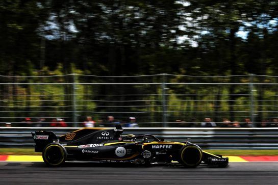 Nico Hulkenberg (GER) Renault Sport F1 Team RS18.
25.08.2018. Formula 1 World Championship, Rd 13, Belgian Grand Prix, Spa Francorchamps, Belgium, Qualifying Day.
- www.xpbimages.com, EMail: requests@xpbimages.com - copy of publication required for printed pictures. Every used picture is fee-liable. © Copyright: Moy / XPB Images
