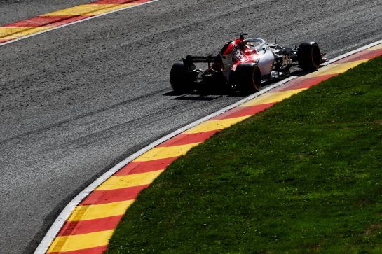 Marcus Ericsson (SWE) Sauber C37.
25.08.2018. Formula 1 World Championship, Rd 13, Belgian Grand Prix, Spa Francorchamps, Belgium, Qualifying Day.
- www.xpbimages.com, EMail: requests@xpbimages.com - copy of publication required for printed pictures. Every used picture is fee-liable. © Copyright: Photo4 / XPB Images