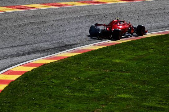 Kimi Raikkonen (FIN) Ferrari SF71H.
25.08.2018. Formula 1 World Championship, Rd 13, Belgian Grand Prix, Spa Francorchamps, Belgium, Qualifying Day.
- www.xpbimages.com, EMail: requests@xpbimages.com - copy of publication required for printed pictures. Every used picture is fee-liable. © Copyright: Photo4 / XPB Images