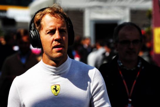 Sebastian Vettel (GER) Ferrari.
25.08.2018. Formula 1 World Championship, Rd 13, Belgian Grand Prix, Spa Francorchamps, Belgium, Qualifying Day.
- www.xpbimages.com, EMail: requests@xpbimages.com - copy of publication required for printed pictures. Every used picture is fee-liable. © Copyright: Photo4 / XPB Images