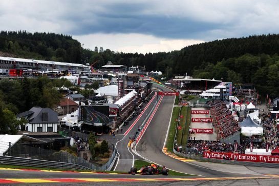 Max Verstappen (NLD) Red Bull Racing RB14.
25.08.2018. Formula 1 World Championship, Rd 13, Belgian Grand Prix, Spa Francorchamps, Belgium, Qualifying Day.
- www.xpbimages.com, EMail: requests@xpbimages.com - copy of publication required for printed pictures. Every used picture is fee-liable. © Copyright: Moy / XPB Images