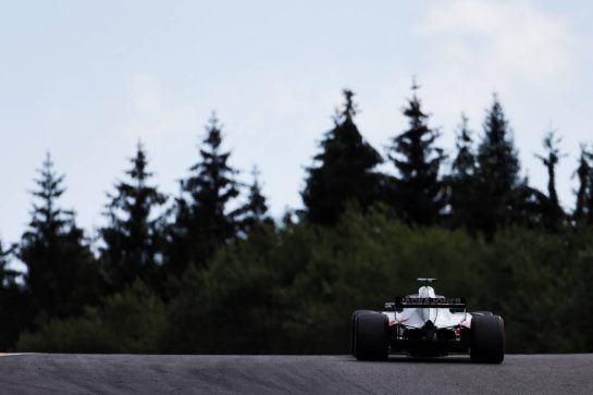 Romain Grosjean (FRA) Haas F1 Team VF-18.
25.08.2018. Formula 1 World Championship, Rd 13, Belgian Grand Prix, Spa Francorchamps, Belgium, Qualifying Day.
- www.xpbimages.com, EMail: requests@xpbimages.com - copy of publication required for printed pictures. Every used picture is fee-liable. © Copyright: Moy / XPB Images