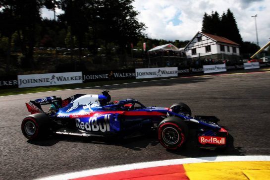 Brendon Hartley (NZL) Scuderia Toro Rosso STR13.
25.08.2018. Formula 1 World Championship, Rd 13, Belgian Grand Prix, Spa Francorchamps, Belgium, Qualifying Day.
- www.xpbimages.com, EMail: requests@xpbimages.com - copy of publication required for printed pictures. Every used picture is fee-liable. © Copyright: Photo4 / XPB Images