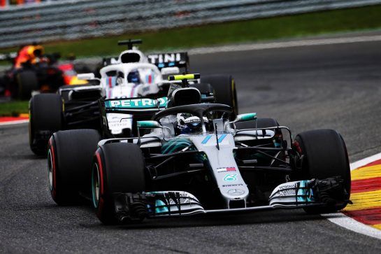 Valtteri Bottas (FIN) Mercedes AMG F1 W09.
26.08.2018. Formula 1 World Championship, Rd 13, Belgian Grand Prix, Spa Francorchamps, Belgium, Race Day.
- www.xpbimages.com, EMail: requests@xpbimages.com - copy of publication required for printed pictures. Every used picture is fee-liable. © Copyright: Moy / XPB Images