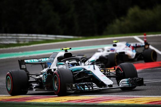 Valtteri Bottas (FIN) Mercedes AMG F1 W09.
26.08.2018. Formula 1 World Championship, Rd 13, Belgian Grand Prix, Spa Francorchamps, Belgium, Race Day.
- www.xpbimages.com, EMail: requests@xpbimages.com - copy of publication required for printed pictures. Every used picture is fee-liable. © Copyright: Batchelor / XPB Images
