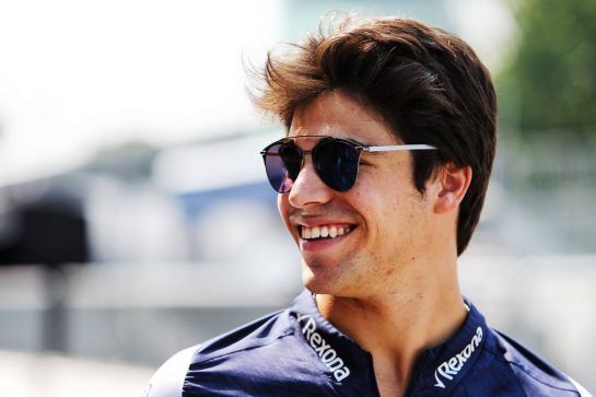 Lance Stroll (CDN) Williams.
30.08.2018. Formula 1 World Championship, Rd 14, Italian Grand Prix, Monza, Italy, Preparation Day.
- www.xpbimages.com, EMail: requests@xpbimages.com - copy of publication required for printed pictures. Every used picture is fee-liable. © Copyright: Moy / XPB Images
