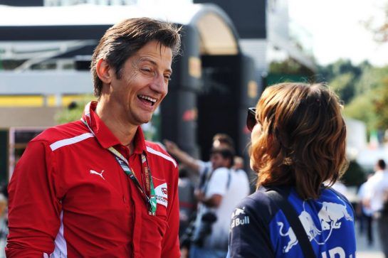 Massimo Rivola (ITA) Ferrari Driver Academy Director.
30.08.2018. Formula 1 World Championship, Rd 14, Italian Grand Prix, Monza, Italy, Preparation Day.
- www.xpbimages.com, EMail: requests@xpbimages.com - copy of publication required for printed pictures. Every used picture is fee-liable. © Copyright: Photo4 / XPB Images