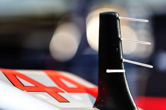 Mercedes AMG F1 W09 of Lewis Hamilton (GBR) - pitot tubes.
30.08.2018. Formula 1 World Championship, Rd 14, Italian Grand Prix, Monza, Italy, Preparation Day.
- www.xpbimages.com, EMail: requests@xpbimages.com - copy of publication required for printed pictures. Every used picture is fee-liable. © Copyright: Moy / XPB Images