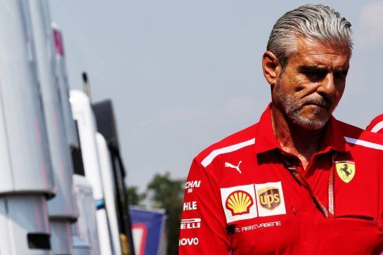 Maurizio Arrivabene (ITA) Ferrari Team Principal.
30.08.2018. Formula 1 World Championship, Rd 14, Italian Grand Prix, Monza, Italy, Preparation Day.
- www.xpbimages.com, EMail: requests@xpbimages.com - copy of publication required for printed pictures. Every used picture is fee-liable. © Copyright: Batchelor / XPB Images