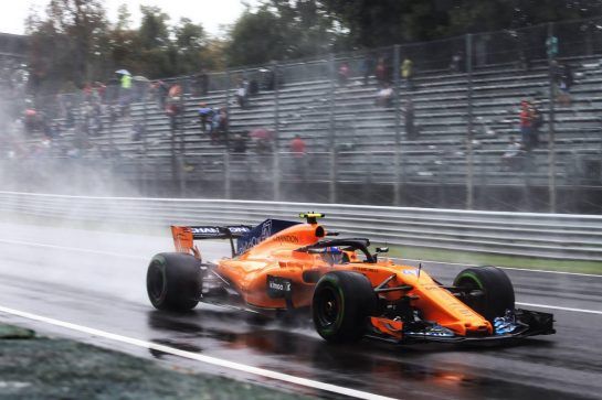 Lando Norris (GBR) McLaren MCL33 Test Driver.
31.08.2018. Formula 1 World Championship, Rd 14, Italian Grand Prix, Monza, Italy, Practice Day.
- www.xpbimages.com, EMail: requests@xpbimages.com - copy of publication required for printed pictures. Every used picture is fee-liable. © Copyright: Moy / XPB Images