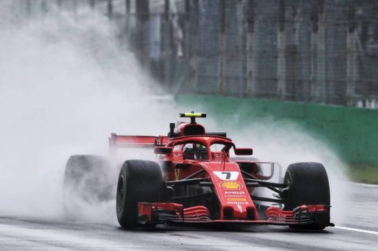 Kimi Raikkonen (FIN) Ferrari SF71H.
31.08.2018. Formula 1 World Championship, Rd 14, Italian Grand Prix, Monza, Italy, Practice Day.
- www.xpbimages.com, EMail: requests@xpbimages.com - copy of publication required for printed pictures. Every used picture is fee-liable. © Copyright: Moy / XPB Images