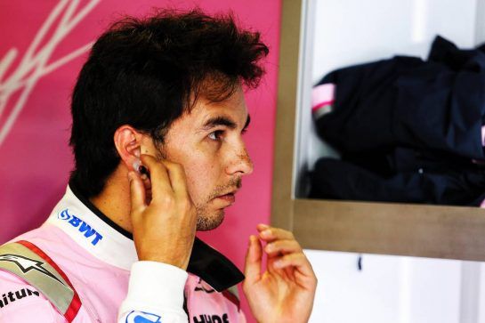 Sergio Perez (MEX) Racing Point Force India F1 Team.
31.08.2018. Formula 1 World Championship, Rd 14, Italian Grand Prix, Monza, Italy, Practice Day.
- www.xpbimages.com, EMail: requests@xpbimages.com - copy of publication required for printed pictures. Every used picture is fee-liable. © Copyright: Moy / XPB Images