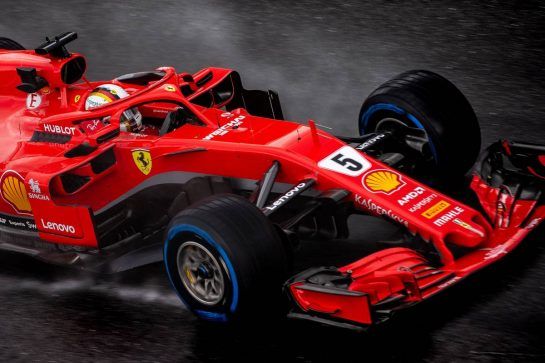 Sebastian Vettel (GER) Ferrari SF71H.
31.08.2018. Formula 1 World Championship, Rd 14, Italian Grand Prix, Monza, Italy, Practice Day.
- www.xpbimages.com, EMail: requests@xpbimages.com - copy of publication required for printed pictures. Every used picture is fee-liable. © Copyright: Bearne / XPB Images