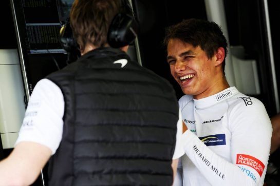 Lando Norris (GBR) McLaren Test Driver.
31.08.2018. Formula 1 World Championship, Rd 14, Italian Grand Prix, Monza, Italy, Practice Day.
- www.xpbimages.com, EMail: requests@xpbimages.com - copy of publication required for printed pictures. Every used picture is fee-liable. © Copyright: Batchelor / XPB Images