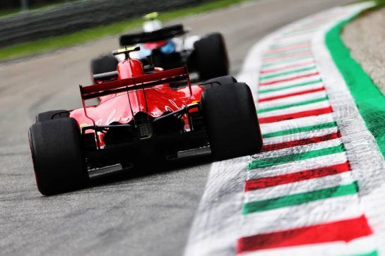 Kimi Raikkonen (FIN) Ferrari SF71H.
31.08.2018. Formula 1 World Championship, Rd 14, Italian Grand Prix, Monza, Italy, Practice Day.
- www.xpbimages.com, EMail: requests@xpbimages.com - copy of publication required for printed pictures. Every used picture is fee-liable. © Copyright: Moy / XPB Images