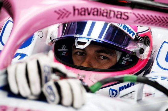 Sergio Perez (MEX) Racing Point Force India F1 VJM11.
31.08.2018. Formula 1 World Championship, Rd 14, Italian Grand Prix, Monza, Italy, Practice Day.
- www.xpbimages.com, EMail: requests@xpbimages.com - copy of publication required for printed pictures. Every used picture is fee-liable. © Copyright: Batchelor / XPB Images