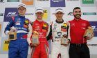 Podium for Race 1 of the European Formula 3 race weekend at the Red Bull Ring in Spielberg, Austria.