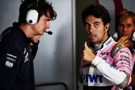 Sergio Perez (MEX) Racing Point Force India F1 Team.
01.09.2018. Formula 1 World Championship, Rd 14, Italian Grand Prix, Monza, Italy, Qualifying Day.
- www.xpbimages.com, EMail: requests@xpbimages.com - copy of publication required for printed pictures. Every used picture is fee-liable. © Copyright: Batchelor / XPB Images
