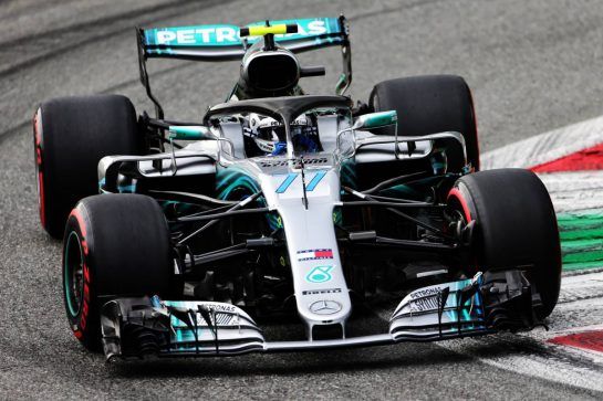 Valtteri Bottas (FIN) Mercedes AMG F1 W09.
01.09.2018. Formula 1 World Championship, Rd 14, Italian Grand Prix, Monza, Italy, Qualifying Day.
- www.xpbimages.com, EMail: requests@xpbimages.com - copy of publication required for printed pictures. Every used picture is fee-liable. © Copyright: Moy / XPB Images