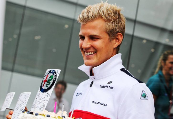 Marcus Ericsson (SWE) Sauber F1 Team celebrates his birthday.