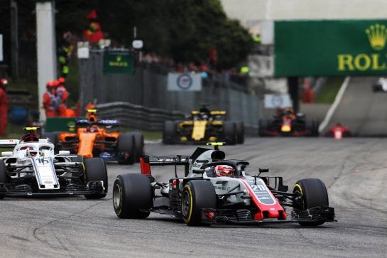 Kevin Magnussen (DEN) Haas VF-18.
02.09.2018. Formula 1 World Championship, Rd 14, Italian Grand Prix, Monza, Italy, Race Day.
- www.xpbimages.com, EMail: requests@xpbimages.com - copy of publication required for printed pictures. Every used picture is fee-liable. © Copyright: Charniaux / XPB Images