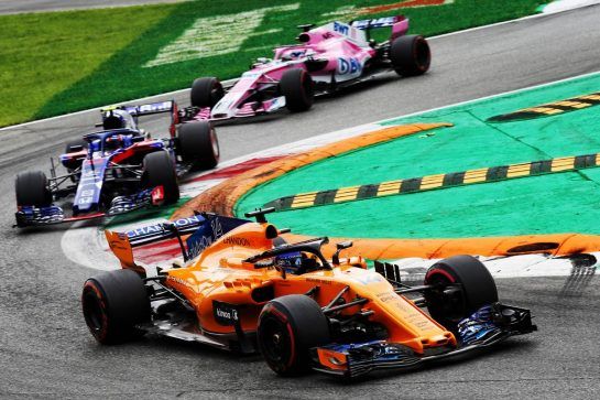 Fernando Alonso (ESP) McLaren MCL33.
02.09.2018. Formula 1 World Championship, Rd 14, Italian Grand Prix, Monza, Italy, Race Day.
- www.xpbimages.com, EMail: requests@xpbimages.com - copy of publication required for printed pictures. Every used picture is fee-liable. © Copyright: Batchelor / XPB Images