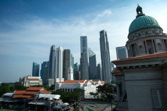Lance Stroll (CDN) Williams FW41.
14.09.2018. Formula 1 World Championship, Rd 15, Singapore Grand Prix, Marina Bay Street Circuit, Singapore, Practice Day.
- www.xpbimages.com, EMail: requests@xpbimages.com - copy of publication required for printed pictures. Every used picture is fee-liable. © Copyright: Bearne / XPB Images