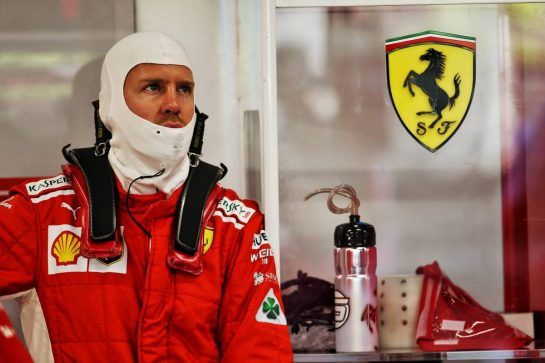 Sebastian Vettel (GER) Ferrari.
14.09.2018. Formula 1 World Championship, Rd 15, Singapore Grand Prix, Marina Bay Street Circuit, Singapore, Practice Day.
- www.xpbimages.com, EMail: requests@xpbimages.com - copy of publication required for printed pictures. Every used picture is fee-liable. © Copyright: Batchelor / XPB Images