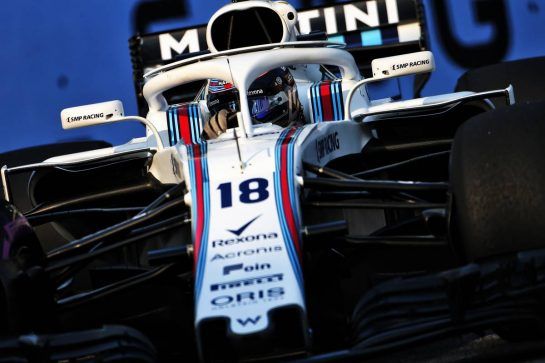 Lance Stroll (CDN) Williams FW41.
14.09.2018. Formula 1 World Championship, Rd 15, Singapore Grand Prix, Marina Bay Street Circuit, Singapore, Practice Day.
- www.xpbimages.com, EMail: requests@xpbimages.com - copy of publication required for printed pictures. Every used picture is fee-liable. © Copyright: Moy / XPB Images