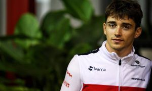 Leclerc races with two very special people always on his mind
