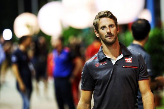 Romain Grosjean (FRA) Haas F1 Team.
14.09.2018. Formula 1 World Championship, Rd 15, Singapore Grand Prix, Marina Bay Street Circuit, Singapore, Practice Day.
- www.xpbimages.com, EMail: requests@xpbimages.com - copy of publication required for printed pictures. Every used picture is fee-liable. © Copyright: Batchelor / XPB Images