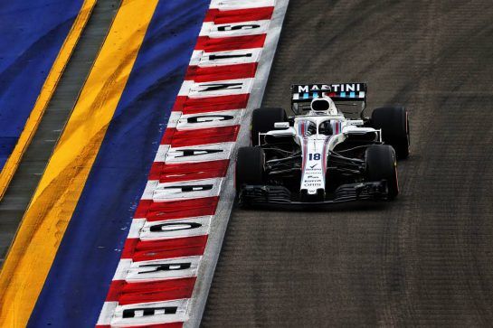 Lance Stroll (CDN) Williams FW41.
15.09.2018. Formula 1 World Championship, Rd 15, Singapore Grand Prix, Marina Bay Street Circuit, Singapore, Qualifying Day.
- www.xpbimages.com, EMail: requests@xpbimages.com - copy of publication required for printed pictures. Every used picture is fee-liable. © Copyright: Moy / XPB Images
