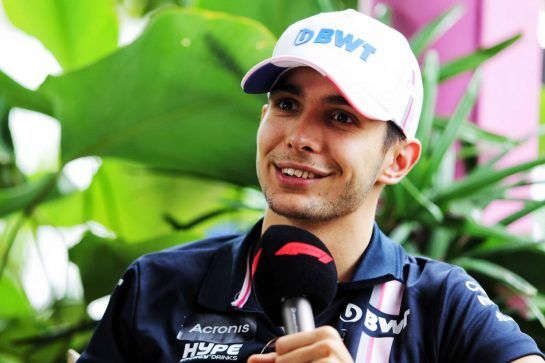 Esteban Ocon (FRA) Racing Point Force India F1 Team.
15.09.2018. Formula 1 World Championship, Rd 15, Singapore Grand Prix, Marina Bay Street Circuit, Singapore, Qualifying Day.
- www.xpbimages.com, EMail: requests@xpbimages.com - copy of publication required for printed pictures. Every used picture is fee-liable. © Copyright: Moy / XPB Images