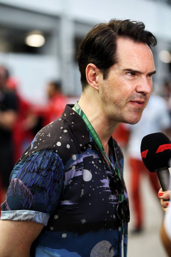 Jimmy Carr (GBR) Comedian.
16.09.2018. Formula 1 World Championship, Rd 15, Singapore Grand Prix, Marina Bay Street Circuit, Singapore, Race Day.
- www.xpbimages.com, EMail: requests@xpbimages.com - copy of publication required for printed pictures. Every used picture is fee-liable. © Copyright: Batchelor / XPB Images