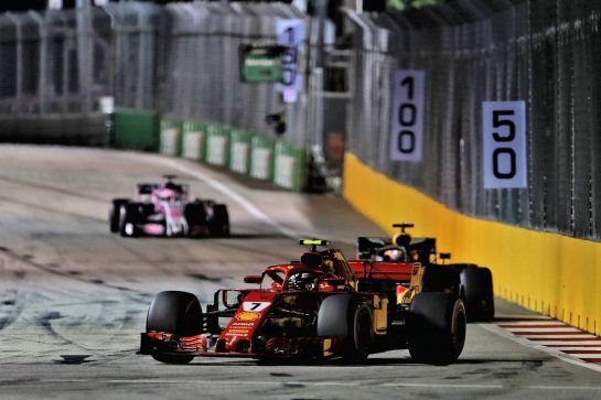 Kimi Raikkonen (FIN) Ferrari SF71H.
16.09.2018. Formula 1 World Championship, Rd 15, Singapore Grand Prix, Marina Bay Street Circuit, Singapore, Race Day.
- www.xpbimages.com, EMail: requests@xpbimages.com - copy of publication required for printed pictures. Every used picture is fee-liable. © Copyright: Moy / XPB Images