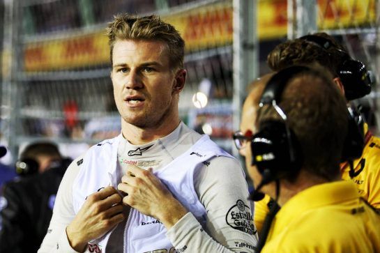 Nico Hulkenberg (GER) Renault Sport F1 Team on the grid.
16.09.2018. Formula 1 World Championship, Rd 15, Singapore Grand Prix, Marina Bay Street Circuit, Singapore, Race Day.
- www.xpbimages.com, EMail: requests@xpbimages.com - copy of publication required for printed pictures. Every used picture is fee-liable. © Copyright: Charniaux / XPB Images