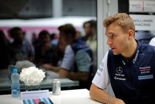 Sergey Sirotkin (RUS) Williams F1 Team 
27.09.2018. Formula 1 World Championship, Rd 16, Russian Grand Prix, Sochi Autodrom, Sochi, Russia, Preparation Day.
- www.xpbimages.com, EMail: requests@xpbimages.com - copy of publication required for printed pictures. Every used picture is fee-liable. © Copyright: Charniaux / XPB Images