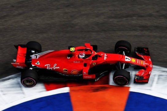Kimi Raikkonen (FIN) Ferrari SF71H.
28.09.2018. Formula 1 World Championship, Rd 16, Russian Grand Prix, Sochi Autodrom, Sochi, Russia, Practice Day.
- www.xpbimages.com, EMail: requests@xpbimages.com - copy of publication required for printed pictures. Every used picture is fee-liable. © Copyright: Batchelor / XPB Images