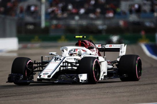 Charles Leclerc (MON) Sauber F1 Team C37.
28.09.2018. Formula 1 World Championship, Rd 16, Russian Grand Prix, Sochi Autodrom, Sochi, Russia, Practice Day.
- www.xpbimages.com, EMail: requests@xpbimages.com - copy of publication required for printed pictures. Every used picture is fee-liable. © Copyright: Charniaux / XPB Images