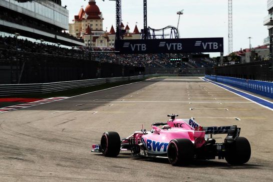 Nicholas Latifi (CDN) Racing Point Force India F1 VJM11 Development Driver.
28.09.2018. Formula 1 World Championship, Rd 16, Russian Grand Prix, Sochi Autodrom, Sochi, Russia, Practice Day.
- www.xpbimages.com, EMail: requests@xpbimages.com - copy of publication required for printed pictures. Every used picture is fee-liable. © Copyright: Photo4 / XPB Images