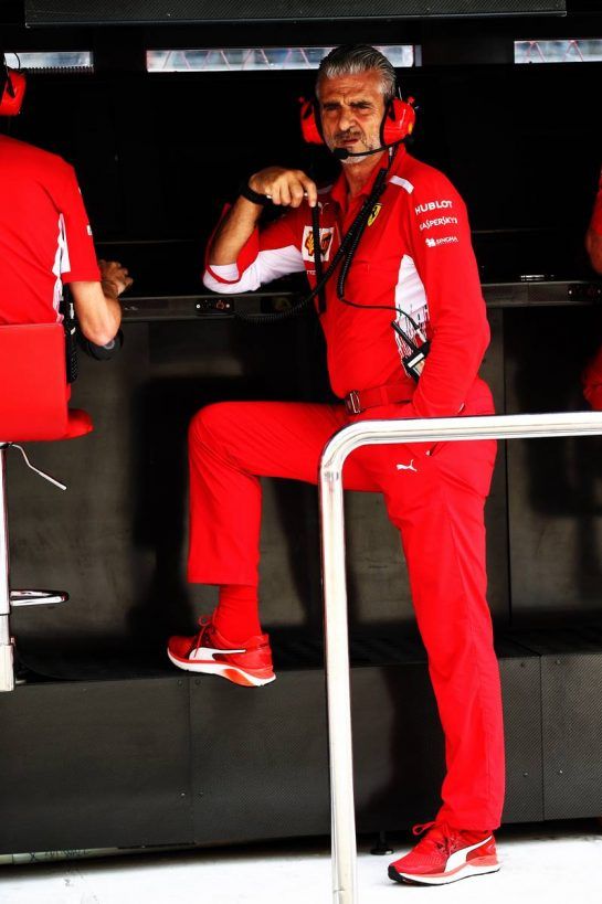 Maurizio Arrivabene (ITA) Ferrari Team Principal.
28.09.2018. Formula 1 World Championship, Rd 16, Russian Grand Prix, Sochi Autodrom, Sochi, Russia, Practice Day.
- www.xpbimages.com, EMail: requests@xpbimages.com - copy of publication required for printed pictures. Every used picture is fee-liable. © Copyright: Batchelor / XPB Images