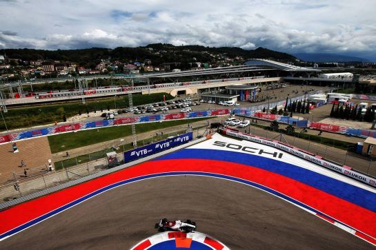 Antonio Giovinazzi (ITA) Sauber C37 Test Driver.
28.09.2018. Formula 1 World Championship, Rd 16, Russian Grand Prix, Sochi Autodrom, Sochi, Russia, Practice Day.
- www.xpbimages.com, EMail: requests@xpbimages.com - copy of publication required for printed pictures. Every used picture is fee-liable. © Copyright: Batchelor / XPB Images