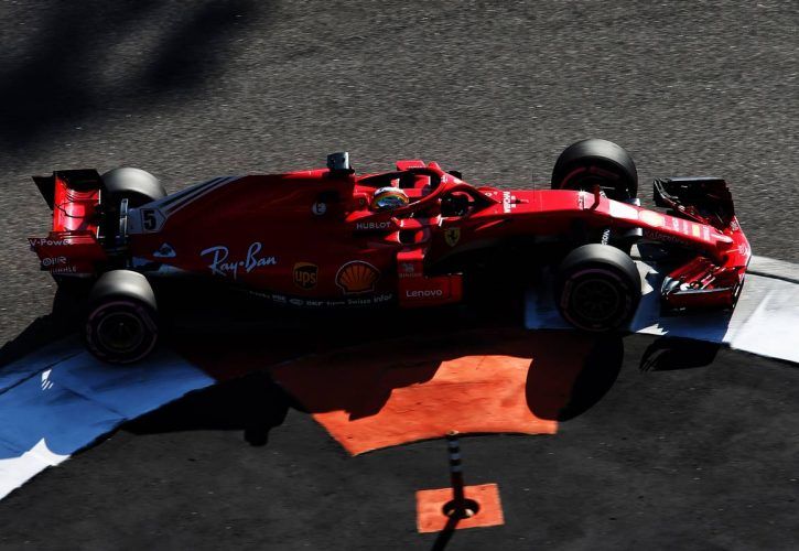 Sebastian Vettel (GER) Ferrari SF71H. 29.09.2018.
