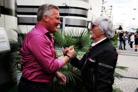 (L to R): Johnny Herbert (GBR) Sky Sports F1 Presenter with Bernie Ecclestone (GBR).
29.09.2018. Formula 1 World Championship, Rd 16, Russian Grand Prix, Sochi Autodrom, Sochi, Russia, Qualifying Day.
- www.xpbimages.com, EMail: requests@xpbimages.com - copy of publication required for printed pictures. Every used picture is fee-liable. © Copyright: Moy / XPB Images