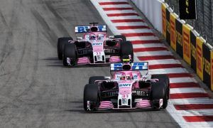 Force India tandem unable to break through Haas barrage