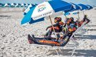 Red Bull relaxes on the beach ahead of the 2018 US Grand Prix