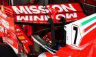 Ferrari SF71H rear wing. 04.10.2018.