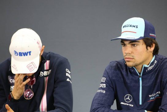 Lance Stroll (CDN) Williams F1 Team and Esteban Ocon (FRA) Force India F1
04.10.2018. Formula 1 World Championship, Rd 17, Japanese Grand Prix, Suzuka, Japan, Preparation Day.
- www.xpbimages.com, EMail: requests@xpbimages.com - copy of publication required for printed pictures. Every used picture is fee-liable. © Copyright: Charniaux / XPB Images
