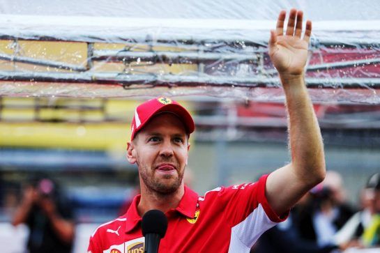 Sebastian Vettel (GER) Ferrari.
04.10.2018. Formula 1 World Championship, Rd 17, Japanese Grand Prix, Suzuka, Japan, Preparation Day.
- www.xpbimages.com, EMail: requests@xpbimages.com - copy of publication required for printed pictures. Every used picture is fee-liable. © Copyright: Moy / XPB Images